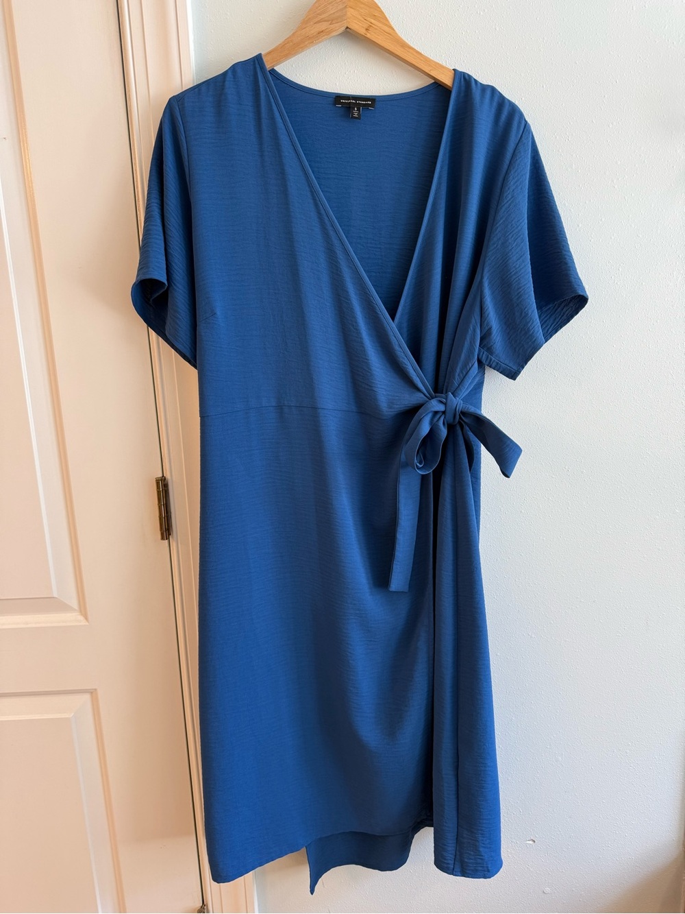 Universal Standard Blue Wrap Dress